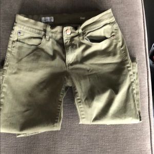 Gap green legging jean